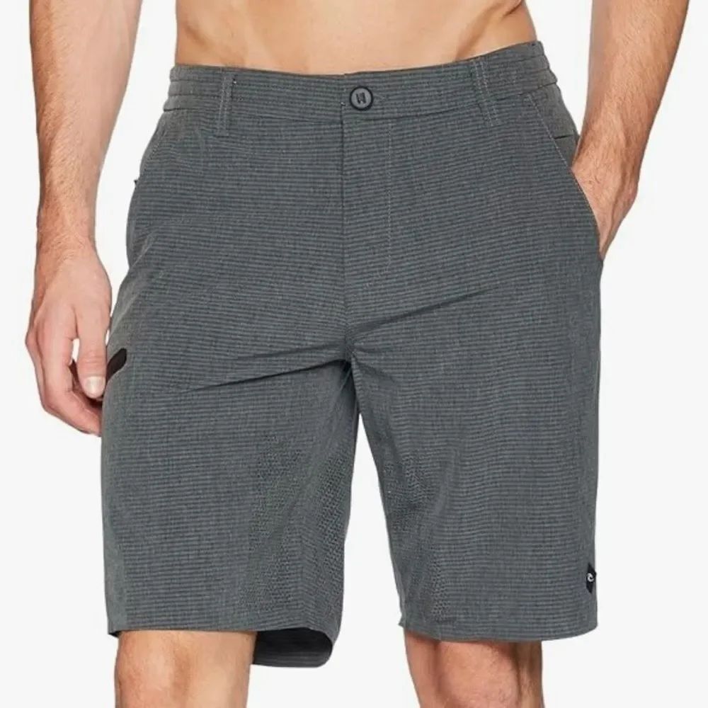 O’Neill men’s gray Bermuda Chino style front shorts 38